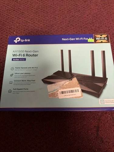 TP-LINK Archer AX10 Dual-Band Wi-Fi 6 Router - product listing photo