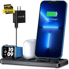 3 in 1 Wireless Charging Station for Apple Multiple Devices, Magnetic Charging D