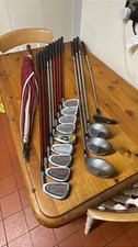 Full Set R/H Howson/Hippo Golf Clubs 3,4,5,6,7,8,9,PW,SW,1D,3W,5W & Hippo Bag 