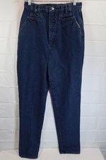 Vintage Rocky Mountain Jeans Blue High Rise Bareback 80s 90s Size 13/14 28X35 