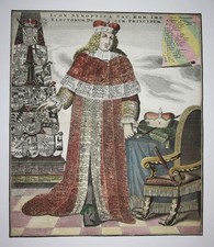 Deutschland Deutsches Reich Germany Stammbaum Wappen Seutter Kupferstich