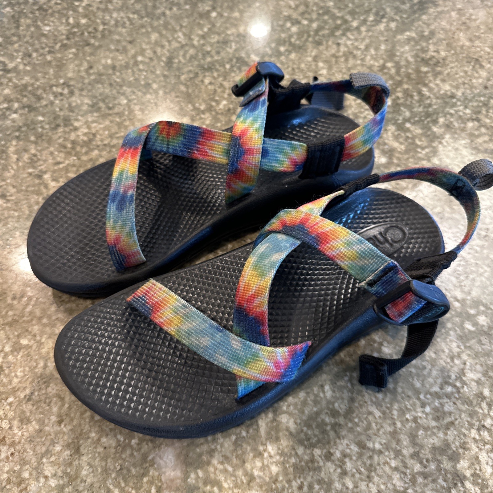Chaco Kids 5 Rainbow Hiking Sandals with Adjustable Straps
