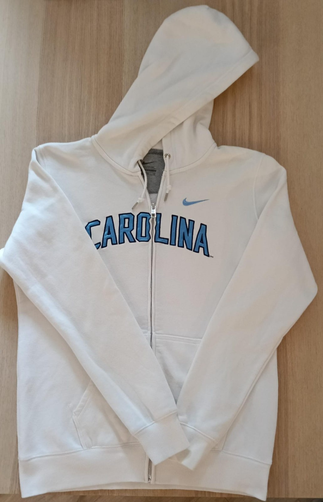 Felpa con Cappuccio Nike UNC Carolina . Taglia XL - Bianco Azzurra