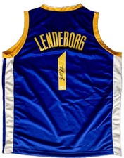 Yaxel Lendeborg Signed/Auto Warriors #1 Jersey 2026 1st Rd Pick JSA Witnessed