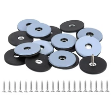 20Pcs Furniture Slider Pads 1.5 Inch Screw on Furniture Glides Sliders Blue