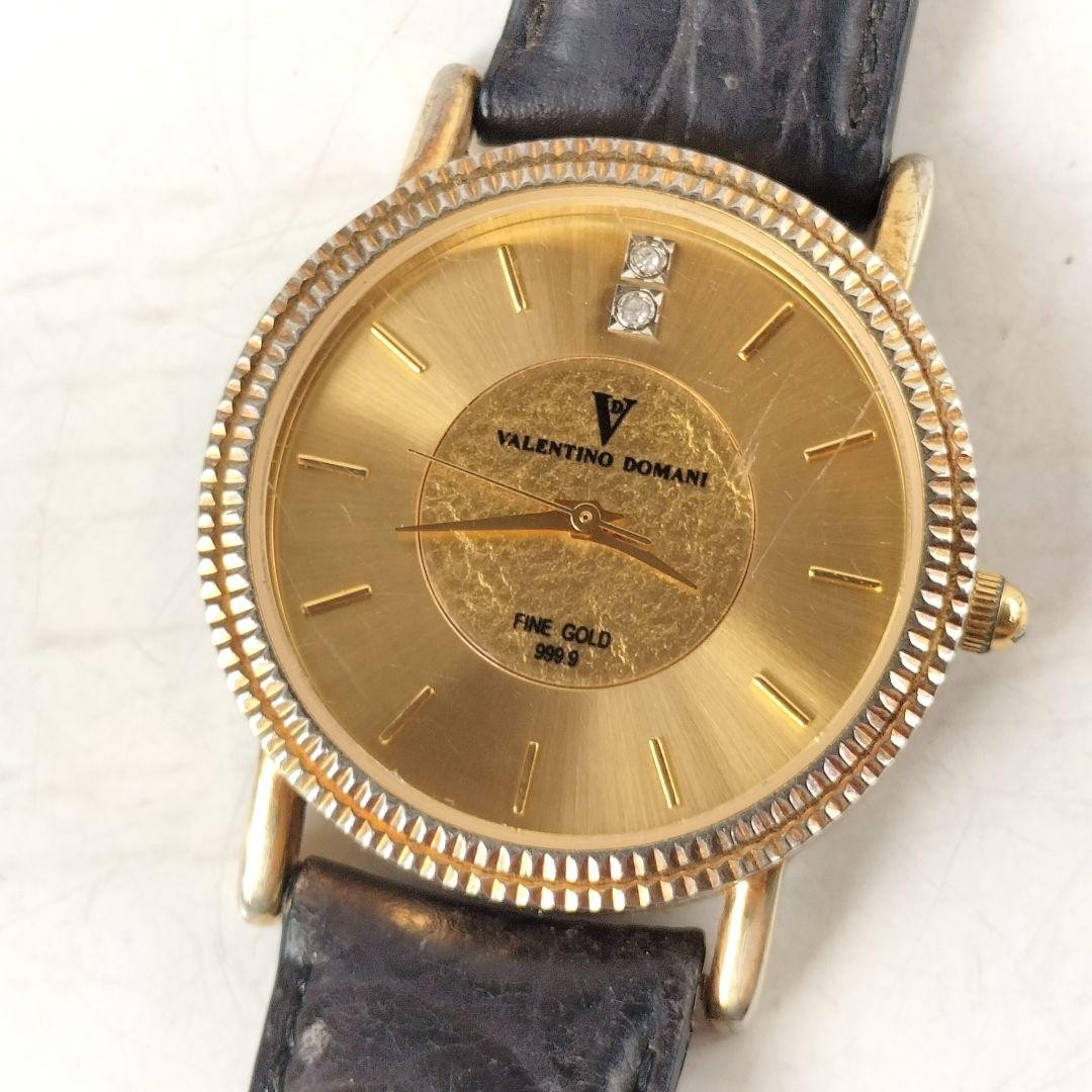 Valentino Domani VD-1023 FINEGOLD 999.9 Quartz Men's Analog