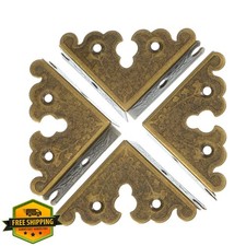 12pc Corner Protectors Antique Bronze Metal Edge Guards Furniture