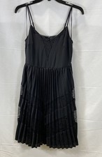 Express Women Black Pleated Dress Size XS
