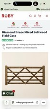 Country style field gate 