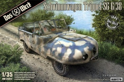 1:35 BoldDivision Das Werk DW35012 Schwimmwagen Trippel SG 6/38 NEU