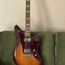 G4M Baritone Solid-Body Electric Guitar Sunburst 6-String Right-Handed