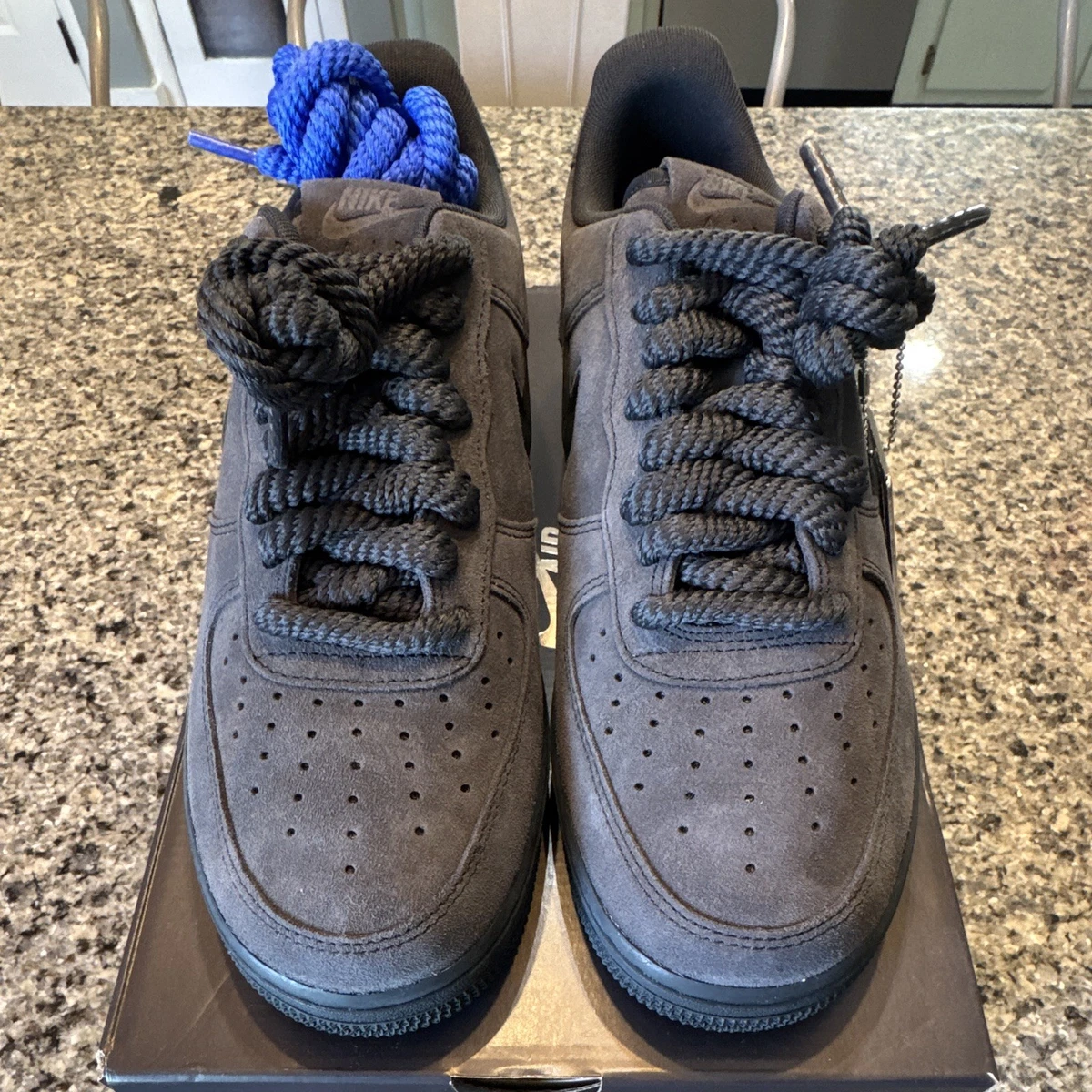 Preços baixos em Nike Air Force 1 Low Blue Grey | eBay