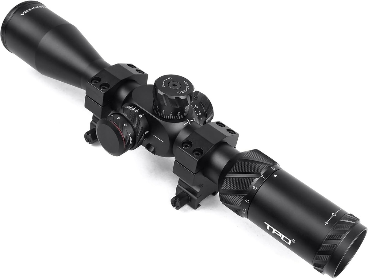 Sniper Scope 4.5-14x44 First Focal Plane (FFP) Rifle Scope 30mm