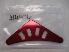 LEGEND BASS BOATS ALUMINUM TOOL HOLDER BEZEL LIGHT RED 316476 MARINE BOAT