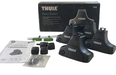 Thule Rapid System 754 Roof Rack Foot Pack With Accessories