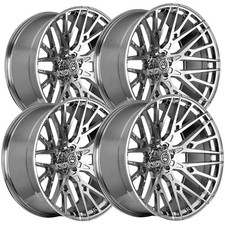 Set Of 4 Artem Off-road A209 Trident 22x10 8x170 0mm Chrome Wheels Rims
