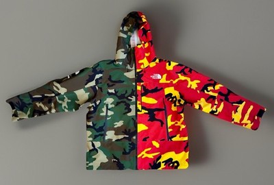 Supreme The North Face Split Taped Seam Shell Jacket Camo
