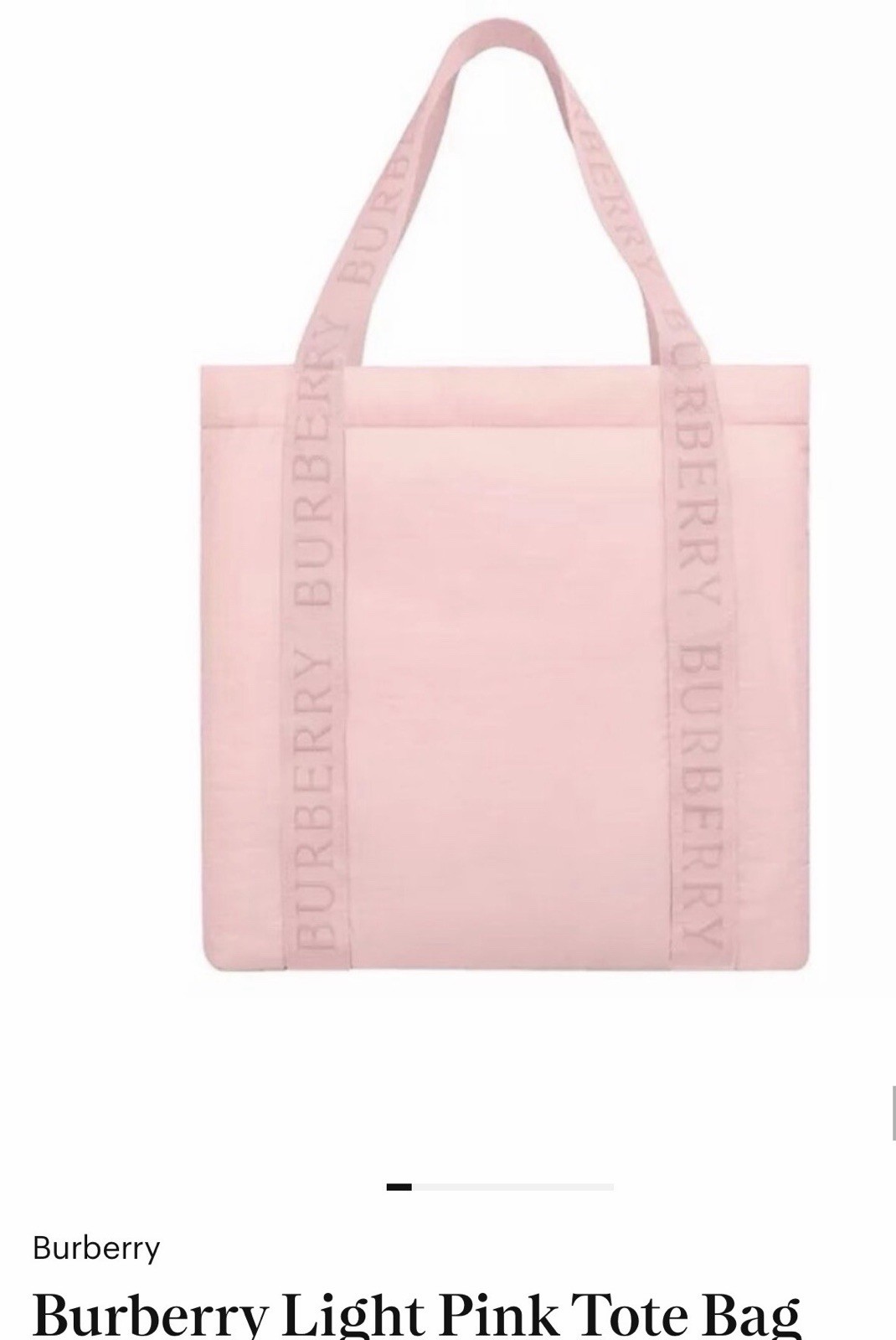 burberry tote bag