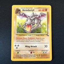 Pokemon TCG. Aerodactyl 1/62 Fossil Holo. WoTC Era. Vintage. on eBay