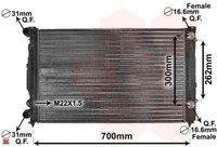 VAN Wezel 03002122 KüHler FüR MotorküHlung MotorküHler AutoküHler