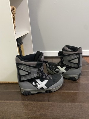 Size 8M-Zero Xposure Boots Grey Snowboard Adjustable Cushion Comfort Rubber Sole