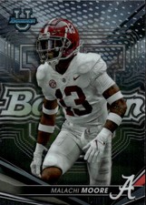 2022-23 Bowman's Best University Malachi Moore #28 Alabama Crimson Tide 17E