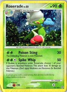 Roserade - 13/130 - Diamond and Pearl - Holo Rare - DMG