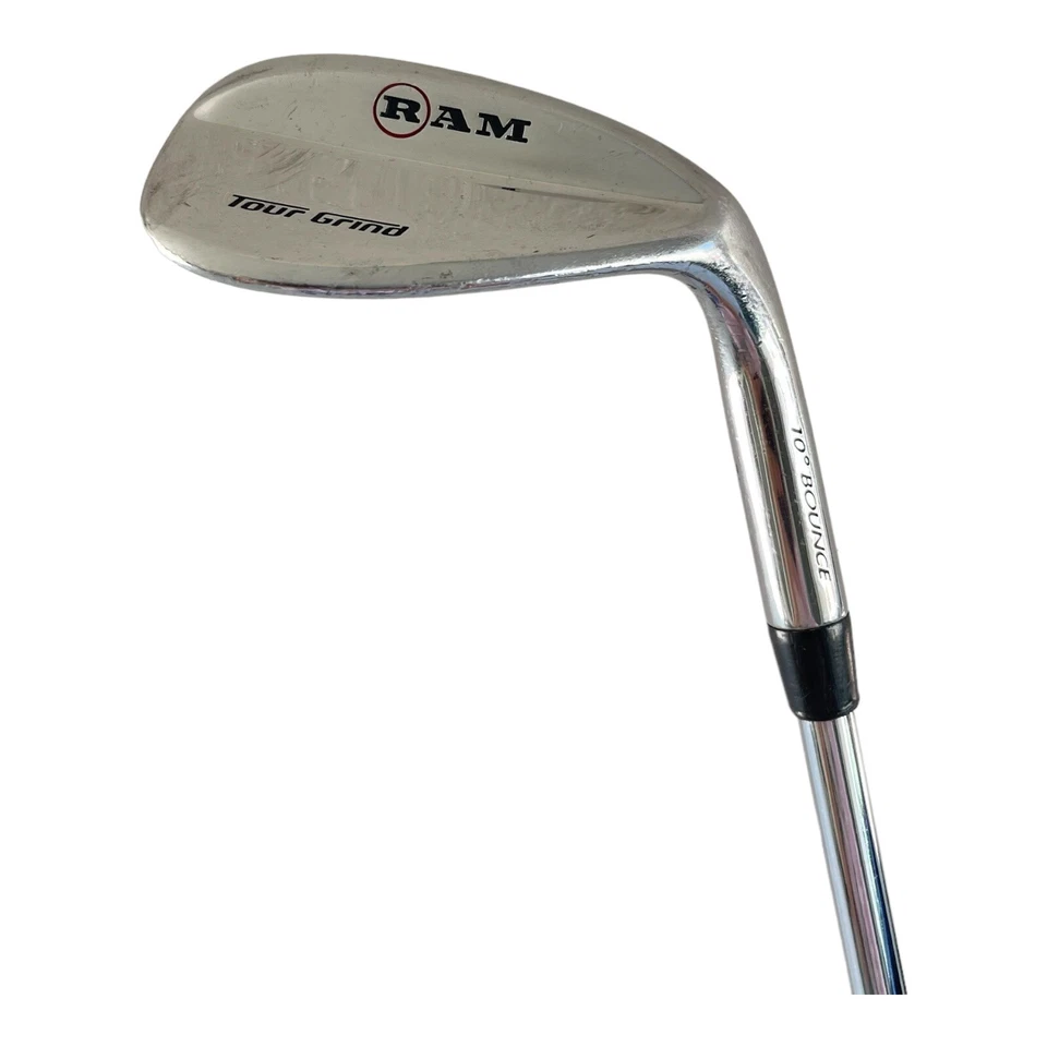 Cuña de molienda RAM Tour 60* grados 10* rebote eje de acero para diestros 34,5" Foto 3 de 4