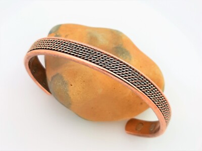 Magnetisches reines Kupfer verstellbares Armband mit 6 hochwertigen Magneten, Handarbeit