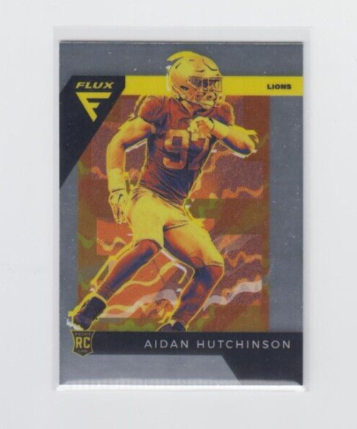 2022 Panini Chronicles Flux Aidan Hutchinson RC FX-10 Lions