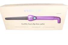Eva NYC Tourmaline Clip- Free Curler, Metallic Purple, 25-18 mm U25B