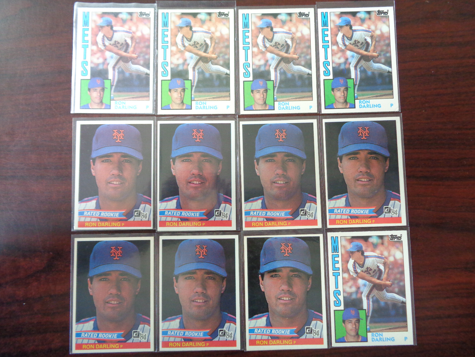 HUGE Ron Darling Assorted ALL ROOKIE CARD Lot of 12-METS | eBay