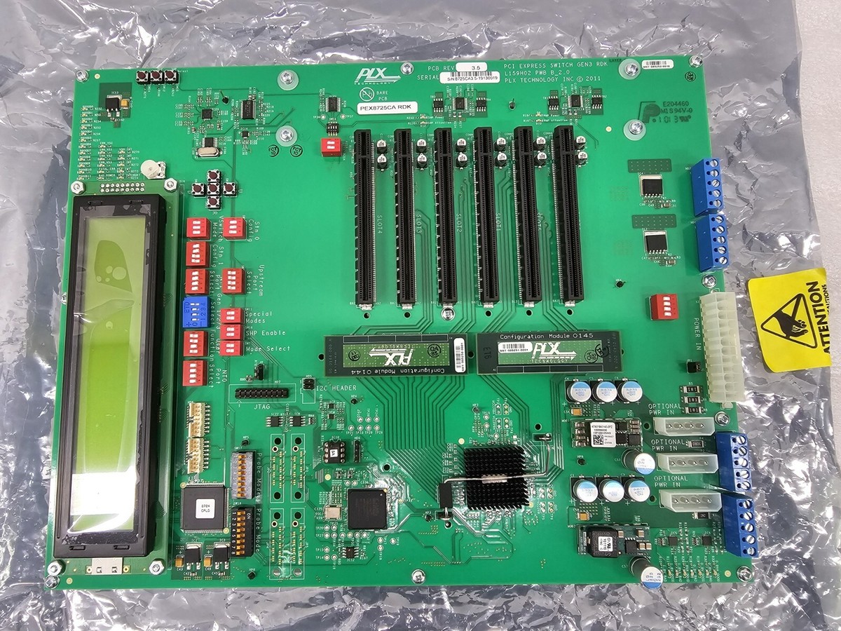 PLX TECHNOLOGY PEX8725CA RDK PCI EXPRESS SWITCH GEN3 RDK | eBay