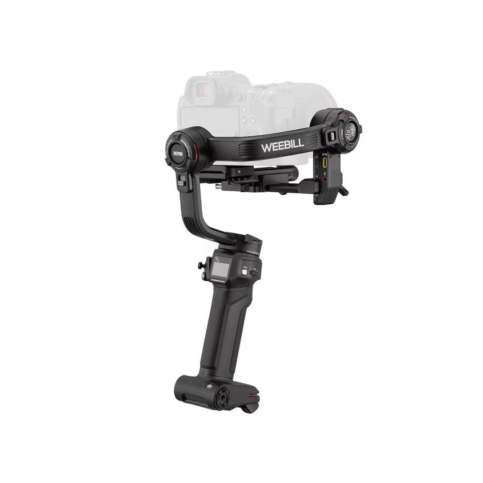 Estabilizador cardán de mano de 3 ejes Zhiyun Weebill actualización luz de relleno incorporada Foto 3 de 4