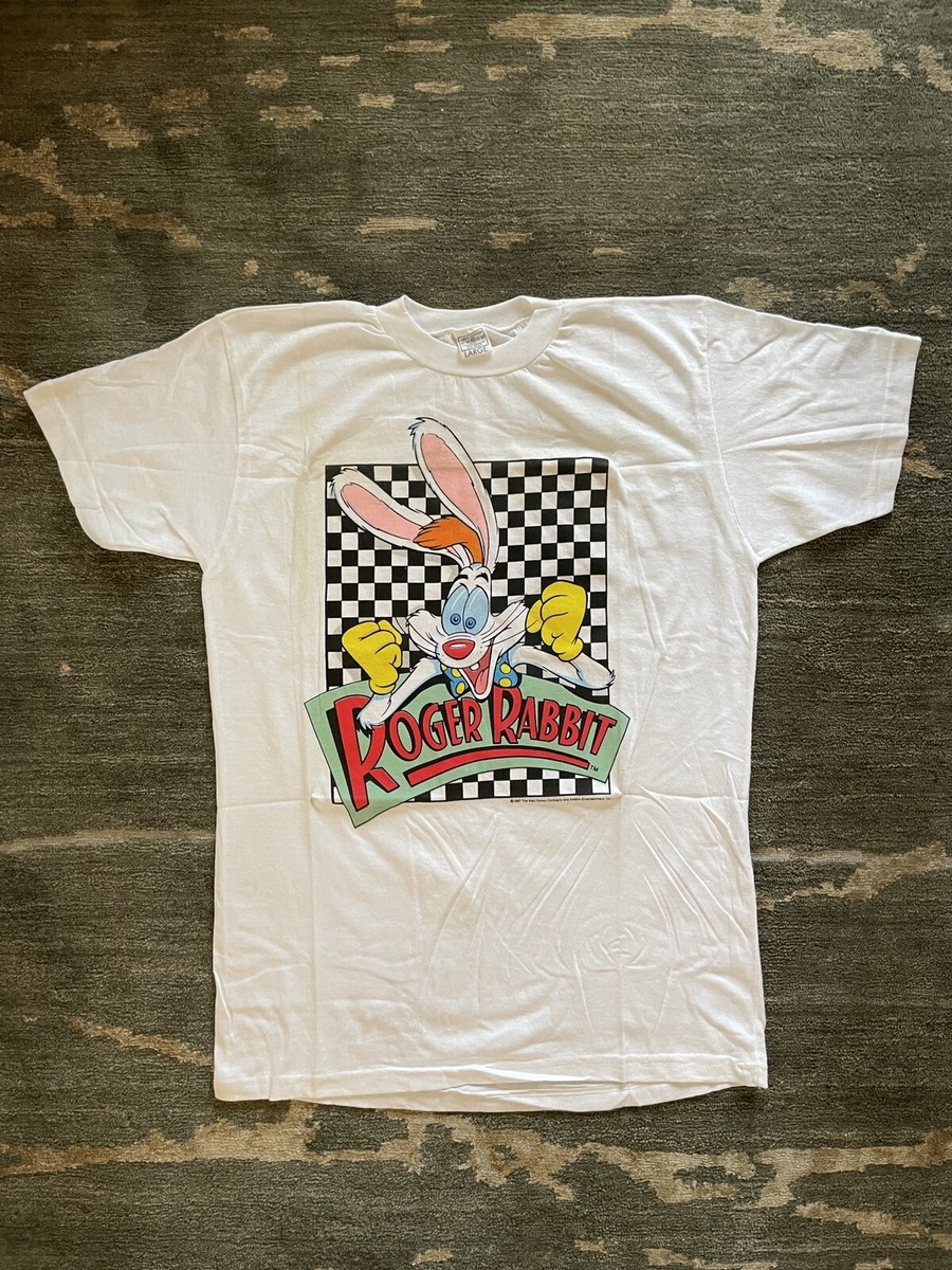 Vintage T Shirt Roger Rabbit 1987 80s Deadstock NOS Euro Tag 