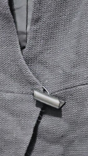 Blazer nero da donna Armani Collezioni taglia 4 $1200 - Foto 10 di 12