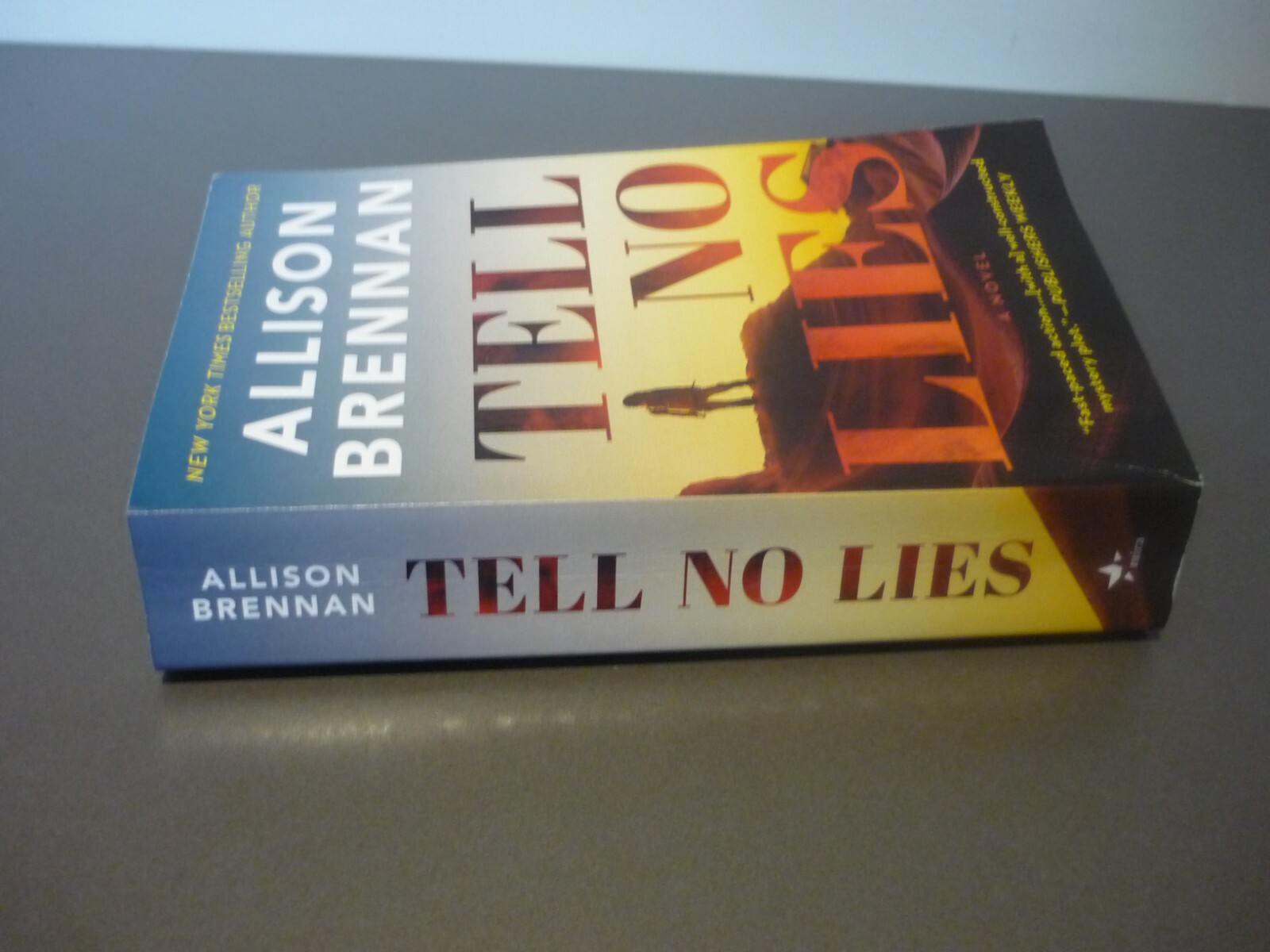 ALLISON BRENNAN SUSPENSE TELL NO LIES 2022 BOOK 2 QUINN & COSTA