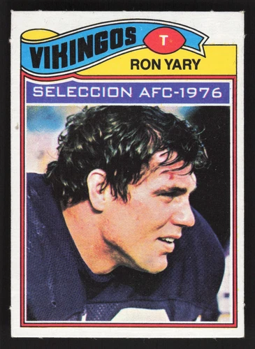 1977 Topps Mexican Ron Yary #150 - Minnesota Vikings - HOF VG-EX