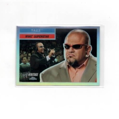 2006 Topps Chrome WWE Heritage Refractor  TAZZ #50
