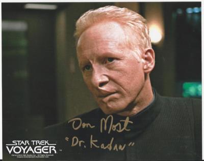 Don Most - Star Trek VOY signed photo