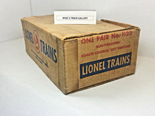 EMPTY BOX Lionel #1122 Non-Derailing Remote C...