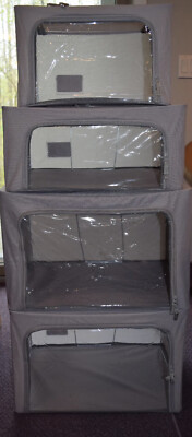 Periea Collapsible Organizers Storage Bins 4 Pack Large,Classic,Medium & Small