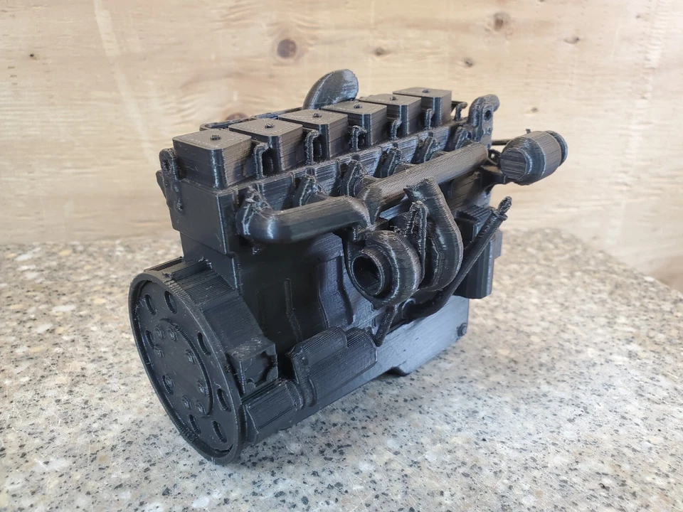 3d Print Cummins 12v Truck Rc 1/6 Scale Engine Motor Diesel - Image 3 of 4