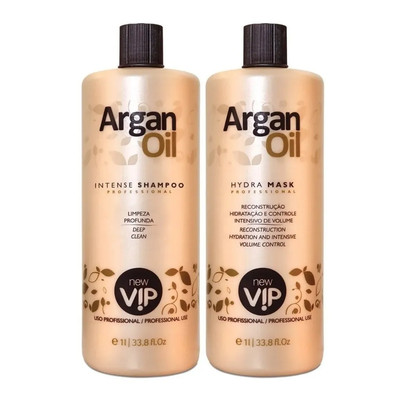 Argan Oil 2x1000ml Brazilian Keratin - New Vip Cosmetics