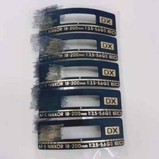 1 PCS New for Nikon 18-200 f3.5-5.6 G II VR logo lens label camera accessories