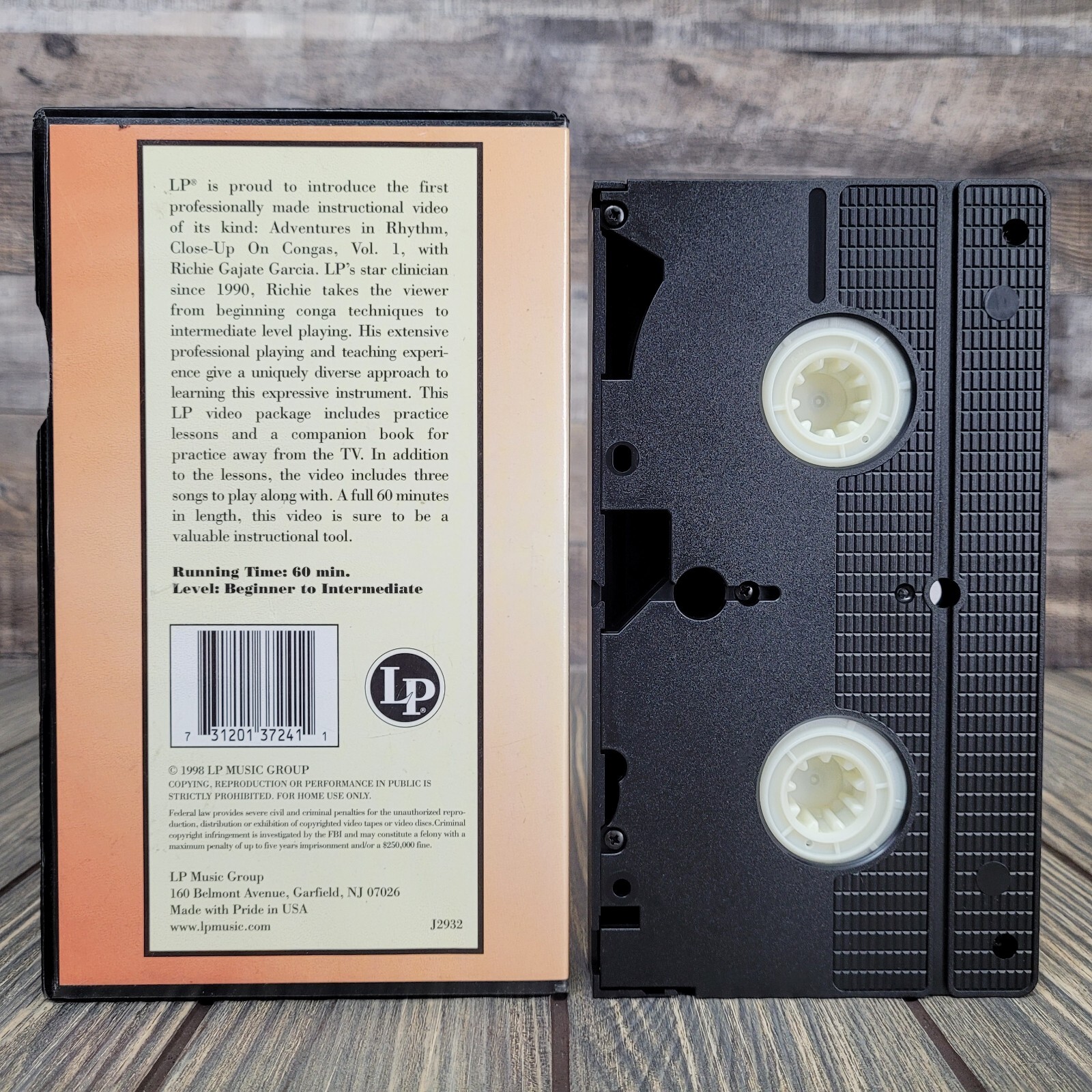 CloseUp on Congas Vol. 1 With Richie "Gajate" Garcia (VHS, 1998 LP