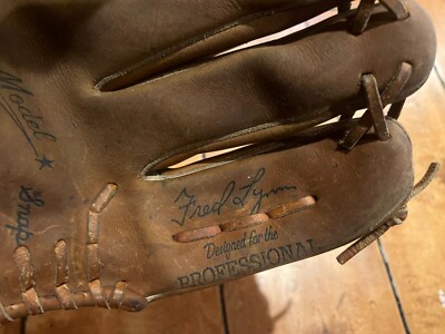 wilson - ノッポ VINTAGE FRED LYNN RED SOX BASEBALL GLOVE MITT PRO MODEL