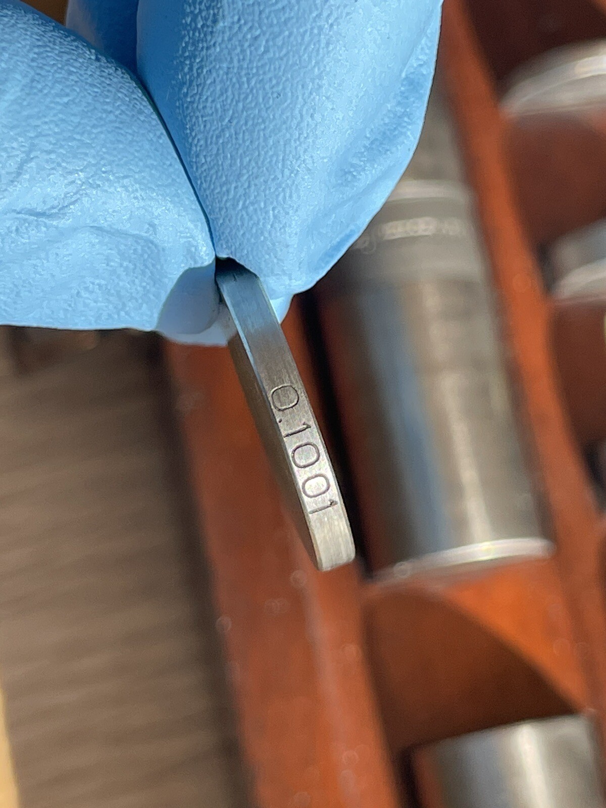 Vintage Van Keuren 35 pc Round Gage Block Set .1001" To 6” Wood Case