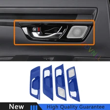 For Honda CR-V CRV 2023-2025 Bright Blue Interior Door Handle Frame Cover Decor