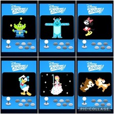 Topps Disney Collect Digital 6 Card Bits & Pieces S1 Blue Motion Insert Set